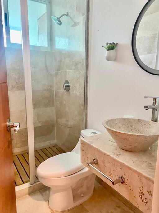 Departamento Xhelin Maya, Exclusivo En Playa Del Carmen, Quintana Roo Ngoại thất bức ảnh